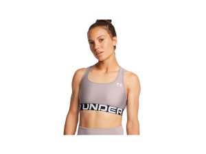HEATGEAR® MID BRANDED SPORTS BRA.1