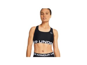 HEATGEAR® MID BRANDED SPORTS BRA.1